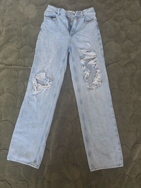 Pacsun 90's Boyfriend Light Wash Distressed Jeans